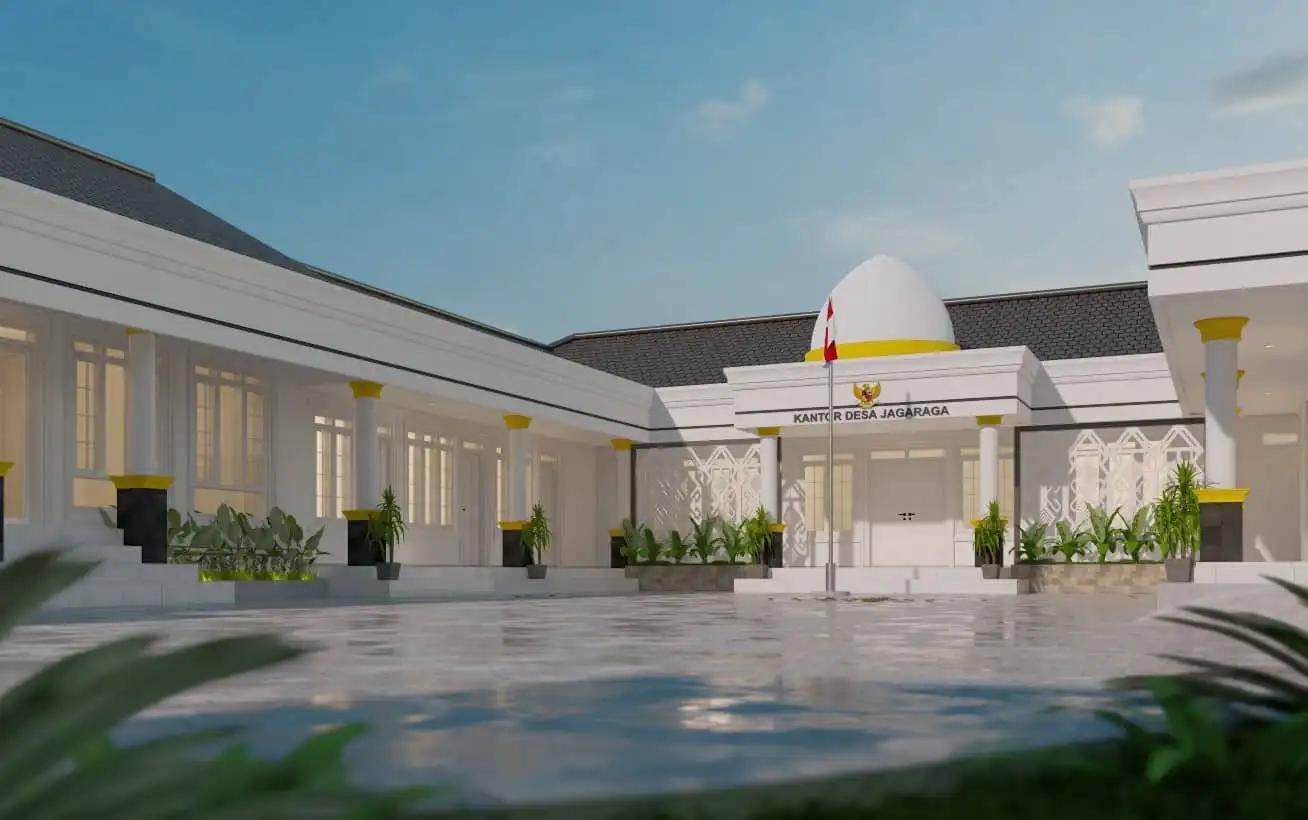 Desain kantor pemerintahan yang fungsional dan estetis